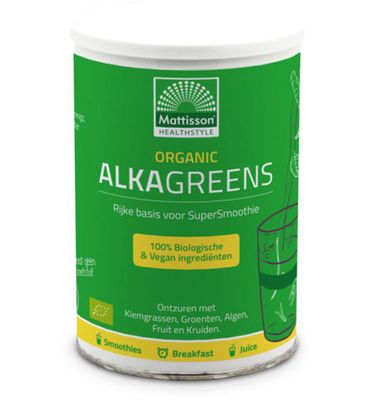 Mattisson Healthstyle Organic Alkagreens poeder bio (300g) 300g