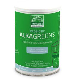 Mattisson Healthstyle Mattisson Healthstyle Probiotic alkagreens poeder (300g)