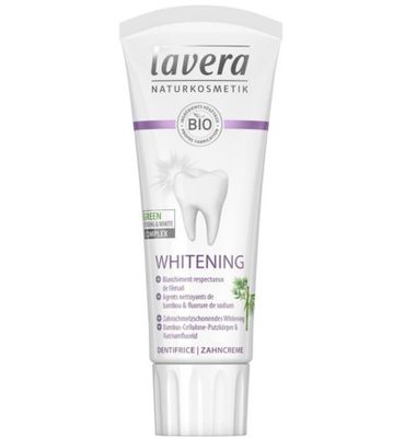 Lavera Tandpasta/dentifrice whitening bio FR-DE (75ml) 75ml