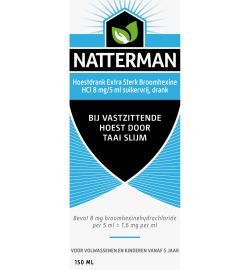 Natterman Natterman Hoestdrank extra sterk broomhexine HCl 8mg/5ml (150ml)