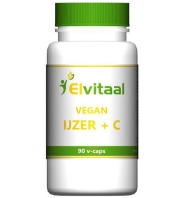 Elvitaal/Elvitum IJzer met vitamine C vegan (90ca) 90ca