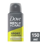 Dove Men+ care deodorant spray sport active + fresh (150ml) 150ml thumb
