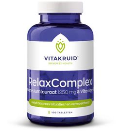 Vitakruid Vitakruid RelaxComplex 1250 mg magnesiumtauraat & D3 (90tb)