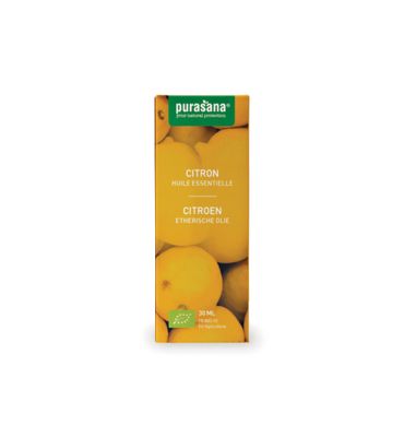 Purasana Citroen olie/huile citron bio (30ml) 30ml