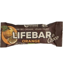 Lifefood Lifefood Lifebar inchoco orange bio (40g)