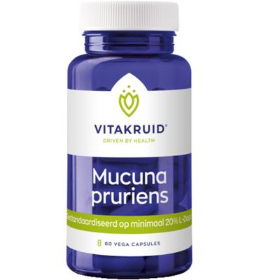 Vitakruid Mucuna pruriens 500 mg (min. 20% L-Dopa) (60vc) 60vc