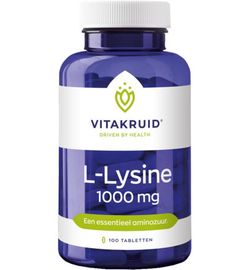 Vitakruid Vitakruid L-Lysine 1000 mg (100tb)