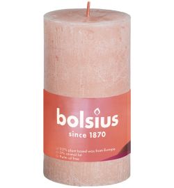 Bolsius Bolsius Rustiekkaars shine 100/50 misty pink (1st)