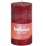 Bolsius Rustiekkaars shine 100/50 velvet red (1st) 1st thumb