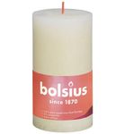 Bolsius Rustiekkaars shine 130/68 130/68 soft pearl (1st) 1st thumb