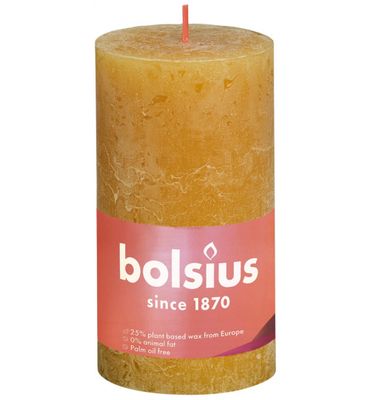 Bolsius Rustiekkaars shine 130/68 130/68 honeycomb yellow (1st) 1st