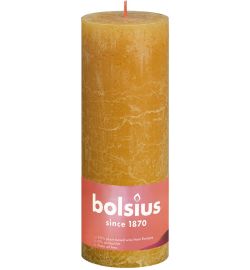 Bolsius Bolsius Rustiekkaars shine 190/68 honeycomb yellow (1st)