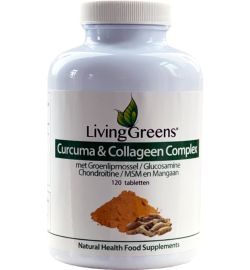 Livinggreens LivingGreens Curcuma & collageen complex (120tb)