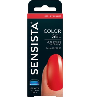 Sensista Color gel red hot chillies (7.5ml) 7.5ml