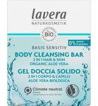 Lavera Basis Sensitiv body cleansing bar 2in1 bio EN-IT (50g) 50g thumb