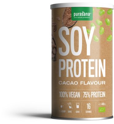 Purasana Vegan proteine soja - cacao bio (400g) 400g