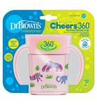 Dr Brown's Cheers 360 cup roze 200ml (1st) 1st thumb