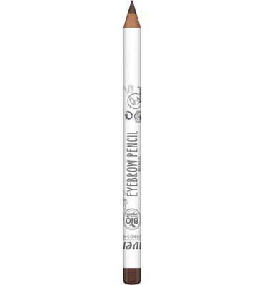 Lavera Eyebrow pencil/wenkbrauw potlood brown 1 bio (1st) 1st