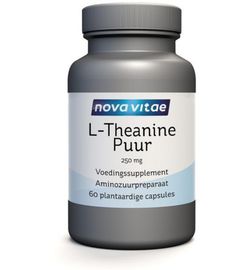 Nova Vitae Nova Vitae L-Theanine puur 250 mg (60ca)