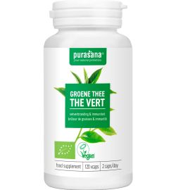 Purasana Purasana Groene thee/the vert vegan bio (120vc)