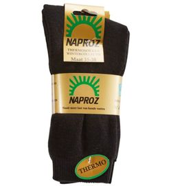 Naproz Naproz Thermo sokken zwart maat 39-42 (3paar)