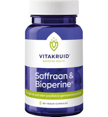 Vitakruid Saffraan 28 mg (Affron) & bioperine (60vc) 60vc