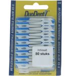 Duodent Duodent flexibele interdentale borstels xs-s blauw (80st) 80st thumb