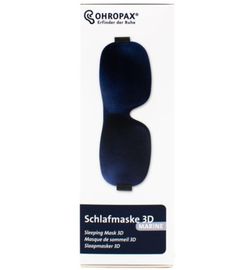 Ohropax Ohropax Slaapmasker blauw geweven (1st)