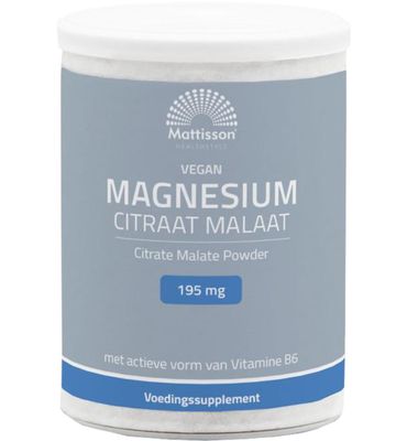 Mattisson Healthstyle Magnesium citraat malaat poeder (125g) 125g