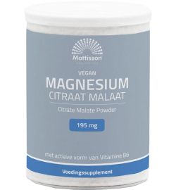 Mattisson Healthstyle Mattisson Healthstyle Magnesium citraat malaat poeder (125g)