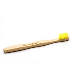 The Humble Co. The Humble Co. Tandenborstel bamboe kids geel brush soft (1st)