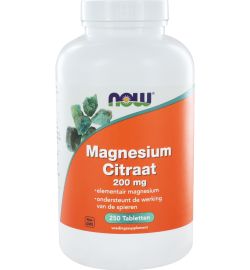 Now Now Magnesium citraat 200 mg (250tb)