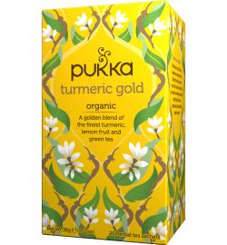 Pukka Organic Teas Pukka Organic Teas Turmeric gold bio (20st)