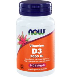 Now Now Vitamine D3 2000IE (240sft)