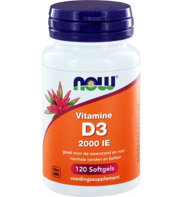Now Vitamine D3 2000IE (120sft) 120sft