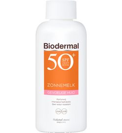 Biodermal Biodermal Zonnemelk SPF50+ gevoelige huid (200ml)