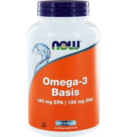 Now Now Omega-3 basis 180 mg EPA 120 mg DHA (200sft)