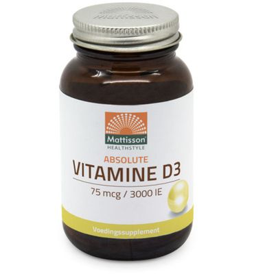 Mattisson Healthstyle Vitamine D3 75 mcg 3000IE (240ca) 240ca