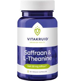 Vitakruid Vitakruid Saffraan 28 mg (Affron) & L-Theanine (30vc)