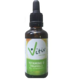 Vitiv Vitiv Vitamine D3 druppels 100IU (50ml)