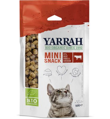 Yarrah Mini snack voor katten bio (50g) 50g