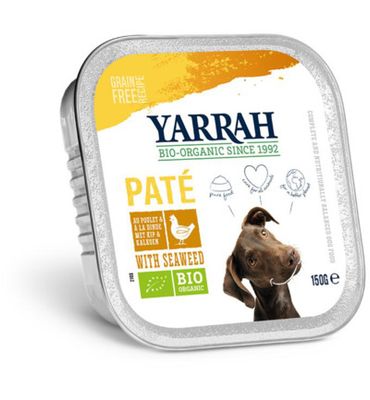 Yarrah Hondenvoer pate met kip bio (150g) 150g