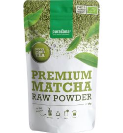 Purasana Purasana Matcha premium poeder/poudre vegan bio (75g)