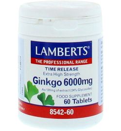 Lamberts Lamberts Ginkgo 6000mg (60tb)