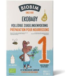 Biobim Biobim Ekobaby 1 volledige zuigelingenvoeding 0+ maand bi (600g)