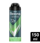 Rexona Deodorant spray men quantum (150ml) 150ml thumb