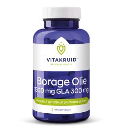 Vitakruid Vitakruid Borage Olie 1500 mg GLA 300 mg (60sft)
