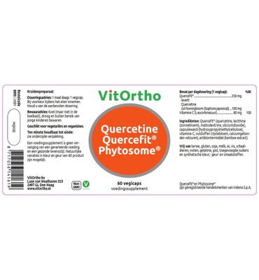 VitOrtho Quercetine quercefit phytosome (60vc) 60vc