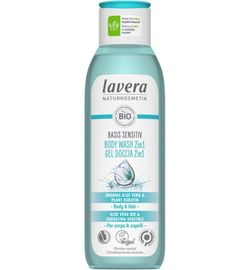 Lavera Lavera Basis Sensitiv douchegel/body wash 2-in-1 bio EN-I (250ml)