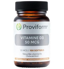 Proviform Proviform Vitamine D3 50mcg (100sft)